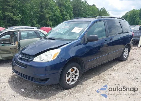 2004 Toyota Sienna Le из США, поврежденный, VIN 5TDZA23C04S071272
